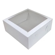 Cake Box White / Kuih Lapis / Kuih Talam (Window) 9"x9"xH2.5"