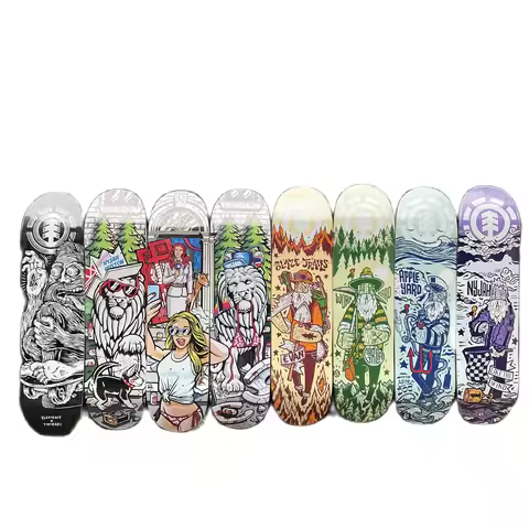 High Quality Skateboard Canadian Maple Deck 7 Ply Free Girptape Pro Skating 7.75/8.0/8.125/8.25/8.37