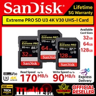 [12BUY] Sandisk Extreme Pro SD Card 4K V30 200MB/s 64GB 128GB 100MB/s 32GB DXXD DXXU DXXO