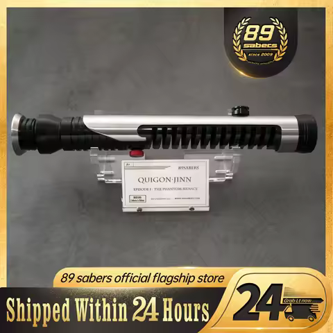 89Sabers QUIGON JINN 2025 Latest version design lightsabers display stand