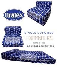 AMELIE SINGLE SOFA BED URATEX (LOWEST PRICE)