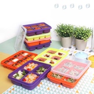 韓國進口嬰兒輔食盒硅膠帶蓋寶寶食物分裝格冷凍存儲保鮮冰塊模具