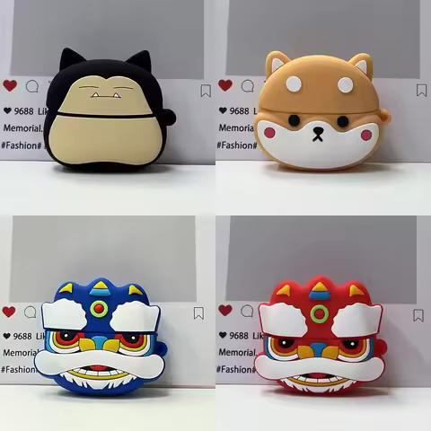 3D Cute Cartoon Shark Case For Xiaomi Redmi Buds 6 Lite Silicone For Redmi Buds6 Lite Charging Prote