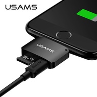 USAMS adapter for iPhone XS XR X OTG adapter,support for ios 11 10 max support 128G for iPhone X 8 7