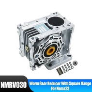 Worm Nmrv030 High Torque Gearbox Reducer Input 11Mm Output 14Mm Gear Ratio 5:1 To 80:1 2.6-24Nm For