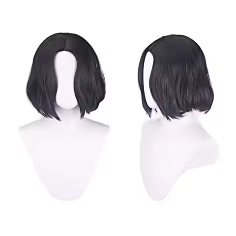 John Wick Wig Men's Black Curly Wigs Synthetic Hair Cosplay Wigs Halloween Party Play Role