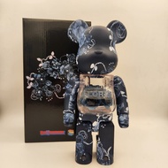 Bearbrick × Rose Bape Chocolate Gear Joint 400% 28cm Anime Action Figures  Toy Collection Toys