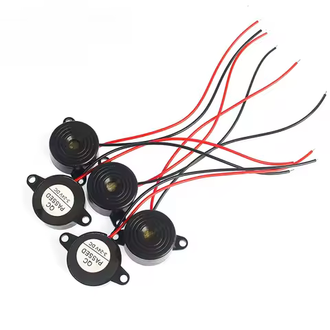 5/10PCS High Decibel SFM-20B Buzzer DC 3-24V Continuous Sound Buzzer 2312 Active Piezo Buzzers, for 