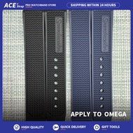 Apply To OMEGA Speedmaster Watch Strap, 19mm Fluororubber Replacement Band For 311/326 Series