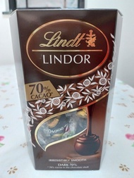 瑞士蓮 Lindt Lindor 軟心 70% 黑 朱古力 200g (黑色)