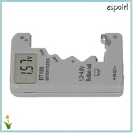 ESPOIR Digital Battery Checker, ABS Housing Small Size Digital Battery Tester, Digital Display Unive