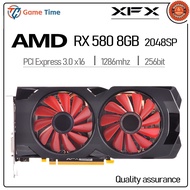 USED XFX RX 580 8GB Graphics Cards GDDR5 256bit Gaming Video Card DirectX 12 Desktop Computer GPU DV