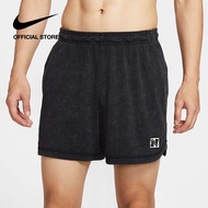 Nike Mens Dri-FIT Gym Heritage Mid Length Training Shorts - Black