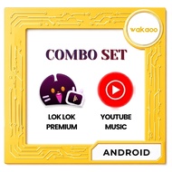 🔥Wakaoo - Android🔥[Combo Set] Youtube Music & LokLok Premium | Watch Movie Anime Stream Music✨Softwa