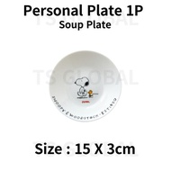 ชุดอาหารเย็นทำจากแก้วนม Pyrex จาก Pyrex คอลเลกชันจานกลมเครื่องใช้บนโต๊ะอาหารจานพาสต้าจานชาม