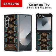 HP Casing Samsung Z Fold and Z Flip 7 6 5 4 3 SHOES RK517 Hybrid Case Rubber Aluminum Plate