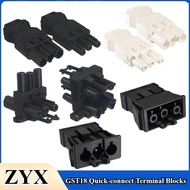 Compatible 18-i3 Quick-connect Terminal Blocks 3 to 3 Male Female Power Connectors T-type LED Lighti