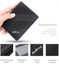 FASHION PU LEATHER MEN WALLET CASUAL BUSINESS DOMPET LELAKI BEG DUIT LELAKI FESYEN (W-031)