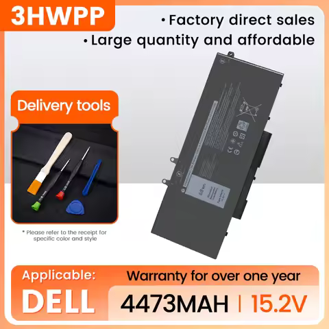 Novo 3HWPP bateria do portátil for Dell Latitude 5401 5501 5511, para precisão 3541 3551 7500 7706 2