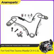 Engine Parts Timing Chain Kit Fit 3.5 3.7L V6 For Ford Flex Taurus Edge Mazda CX-9 Lincoln MKZ MKS 3