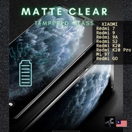 Xiaomi Redmi 7 Redmi 9 9A Redmi S2 Redmi K20 K20 Pro Mi 9T GO Full Covered Transparent Matte Tempere