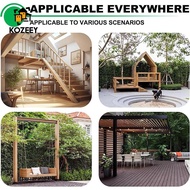 KOZEEY 4pcs Concealed Beam Support, Easy to Install Iron Concealed Flange Support for 2"x4" Lightwei