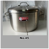 Zebraหม้อN หม้อสแตนเลส2หูตราหัวม้าลาย Zebraหม้อเบอร์36 40 45 50