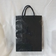 HITAM Black Snakeskin Paper Bag/shopping Bag/Paper Bag/hampers Bag