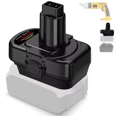 DM20DC12 Battery Adapter for DeWalt 20V for Milwaukee 18V Batteries Converting To for DeWalt 12V/14.