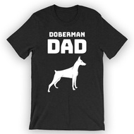 Unisex Doberman Dad T-Shirt Cute Doberman Tee