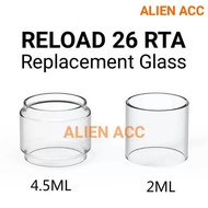 Kaca Reload 26 Rta Replacement Glass Tank Gelas Tabung