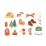 NO-STICK STICKER SET BY MONTH