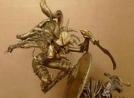 現貨供應Sideshow魔獸世界Blood Elf VS Draenei 雕像場景組金色SS玩具展限定版SC-28042