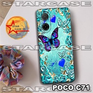 Softcase poco c71 /S11/ Girl's Motif poco c71/casing poco c71/silicone