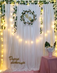 Backdrop Lamaran, Dekorasi lamaran, Dekorasi Nikah, Ulang tahun,