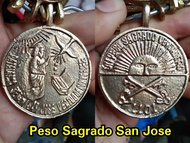 Peso Sagrado Susi at Araw Medalyon with oracion