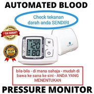 🔥HOT🔥 Product yang kenal stand by kat Rumah Wrist Automated Blood Pressure Monitor-DARAH TINGGI-STRO