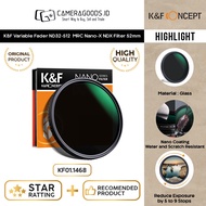 K&F KNF Variable Fader ND32-512 MRC Nano-X NDX Variable ND Filter 52mm