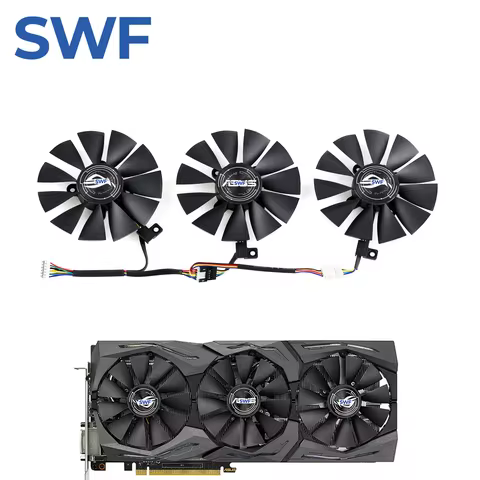 87MM T129215SU T129215SM Cooling Fan For ASUS GTX 980 1060 1070 1080 Ti RX 480 R9 390X Video Card PL