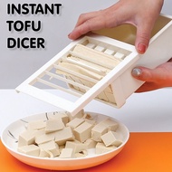 Handy Square Grids Shaped 3D Instant Quick Fast Tofu Cutter Food Grade Plastic Slicer | Kitchen Acce