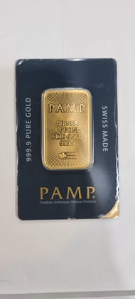 PAMP SUISSE Fine Gold Bar - 1 Oz