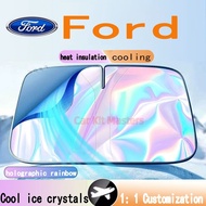 Ford sun visor Car Front Window Sunshade Cover Colorful laser sunshade umbrella curtain heat insulat