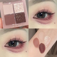 dasique eyeshadow eyeshadow Slightly Drunk Red Brown Diamond Eye Makeup!New Four-Color Eyeshadow Pal