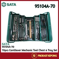 SATA [ 95104A-70 ] - 70pcs Cantilever Mechanic Tool Chest & Tray Set