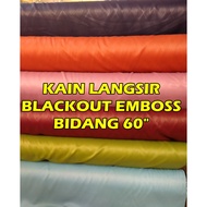 Kain Langsir Blackout Emboss Bidang 60" - DF 0370