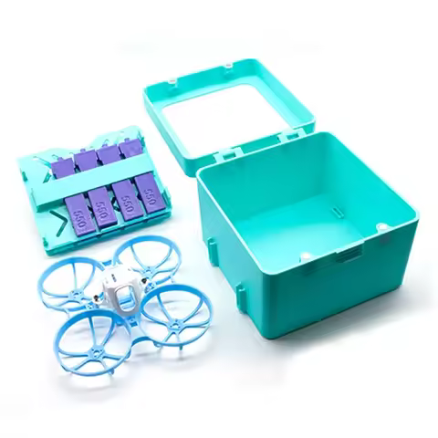 1Set 3D Printed PETG Shell Storage Box for FPV Air75 O4 75 Pro Battery Model Airplane Protective Por
