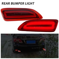 2Pcs Red/Smoked/White Lens TOYOTA COROLLA ALTIS 2011-2013 REAR BUMPER LIGHT REAR REFLECTOR LIGHT  Le
