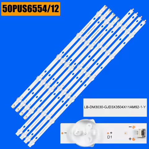 LED Backlight Strip for 50PUS6554/12 50PUS6504/12 50PUS7555/12 50HFL5114U/12 LB-DM3030-GJD3X3504X11A