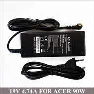 19V 4.74A 90W Notebook AC Adapter With Laptop Charger Plug For Cadernos Acer  Liteon PA-1900-34 ADP-90SB BB