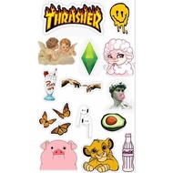 Cute Aesthetic Tumblr Stickers, Laptop Stickers, Tumblr Stickers, Cute Stickers, Diary Stickers